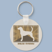Earthy English Foxhound keychains by MenagerieMayhem Earthy English Foxhound keychains