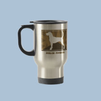 Earthy English Foxhound mugs by MenagerieMayhem Earthy English Foxhound mugs