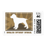 Earthy English Springer Spaniel Postage Stamps