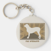 Earthy Fila Brasileiro Keychains