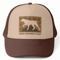 Earthy German Shorthaired Pointer hats