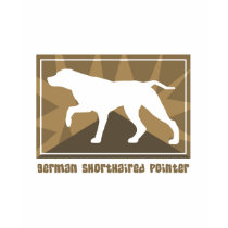 Earthy German Shorthaired Pointer t-shirts by MenagerieMayhem Earthy German Shorthaired Pointer t-shirts