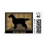 Earthy Gordon Setter Postage Stamps
