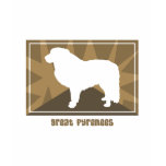 Earthy Great Pyrenees t-shirts