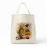 Earthy Grunge Hummingbird Organic Grocery Bag