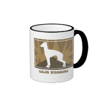 Earthy Italian Greyhound Mug