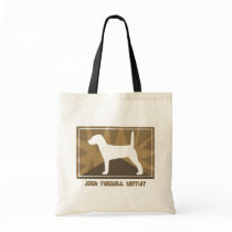 Earthy Jack Russell Terrier bags by MenagerieMayhem Earthy Jack Russell Terrier bags