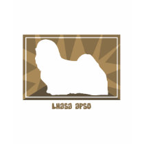 Earthy Lhasa Apso t-shirts