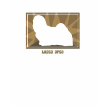 Earthy Lhasa Apso t-shirts