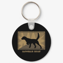 Earthy Llewellin Setter keychains