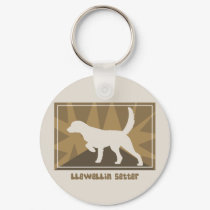 Earthy Llewellin Setter keychains