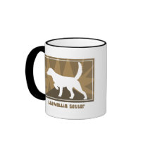 Earthy Llewellin Setter mugs by MenagerieMayhem Earthy Llewellin Setter mugs