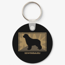 Earthy Newfoundland keychains