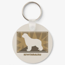 Earthy Newfoundland keychains