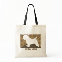 Earthy Norfolk Terrier bags by MenagerieMayhem Earthy Norfolk Terrier bags