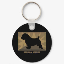 Earthy Norfolk Terrier keychains by MenagerieMayhem Earthy Norfolk Terrier keychains
