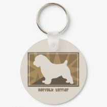 Earthy Norfolk Terrier keychains by MenagerieMayhem Earthy Norfolk Terrier keychains