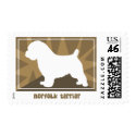 Earthy Norfolk Terrier Postage Stamps by MenagerieMayhem Earthy Norfolk Terrier Postage Stamps