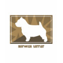 Earthy Norwich Terrier t-shirts by MenagerieMayhem Earthy Norwich Terrier t-shirts