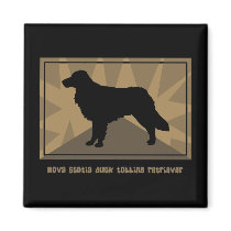 Earthy Nova Scotia Duck Tolling Retriever Magnet by MenagerieMayhem Earthy Nova Scotia Duck Tolling Retriever Magnet