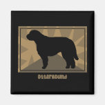 Earthy Otterhound Magnet