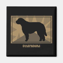 Earthy Otterhound Magnet