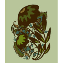 Earthy Paisley Flower t-shirts by litabug Earthy Paisley Flower t-shirts