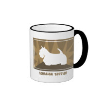 Earthy Scottish Terrier Mug