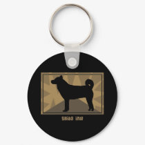 Earthy Shiba Inu keychains by MenagerieMayhem Earthy Shiba Inu keychains