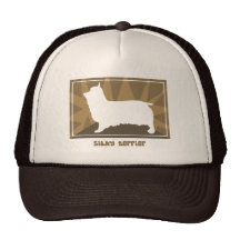 Earthy Silky Terrier Trucker Hat
