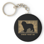 Earthy Spanish Water Dog Keychains