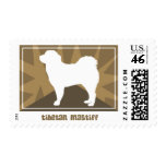Earthy Tibetan Mastiff Postage Stamps
