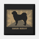Earthy Tibetan Mastiff Refrigerator Magnets