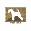 Earthy Welsh Terrier t-shirts by MenagerieMayhem Earthy Welsh Terrier t-shirts