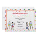 Easel Artists Invitations invitation