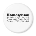Easier Than the Bus Fridge Magnets