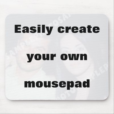 Easily create your mousepad Remove the big text!