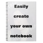 Easily create your notebook Remove the big text!