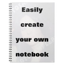 Easily create your notebook Remove the big text!
