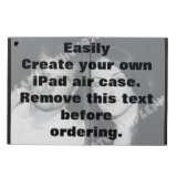 Easily create your own custom iPad air case.