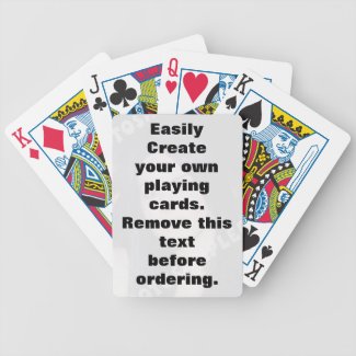 Easily create your own custom playing cards deck