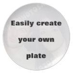 Easily create your own plate Remove the big text!