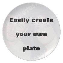 Easily create your own plate Remove the big text!