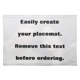 Easily create your photo placemat placemat
