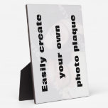 Easily create your photoplaque Remove the big text