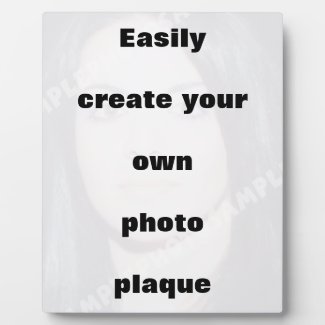 Easily create your photoplaque Remove the big text plaque