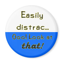 Easily Distracted magnets by SuanSKatra Easily Distracted magnets