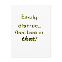 Easily Distracted postcards by SuanSKatra Easily Distracted postcards