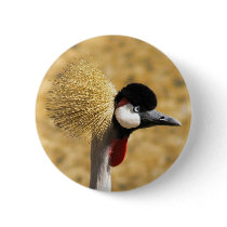 East African Crowned Crane buttons by ZebraRunner East African Crowned Crane buttons