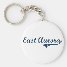East Aurora New York Classic Design Key Chains
